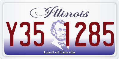 IL license plate Y351285
