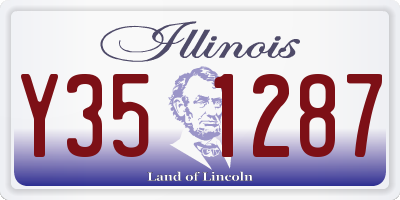 IL license plate Y351287