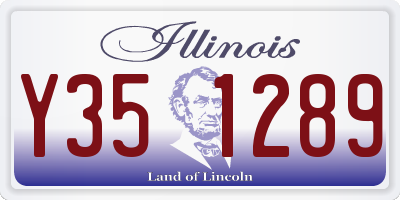 IL license plate Y351289