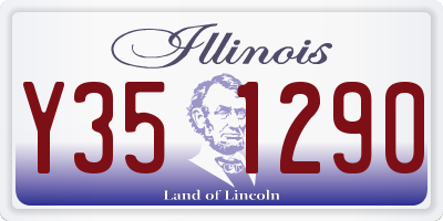 IL license plate Y351290