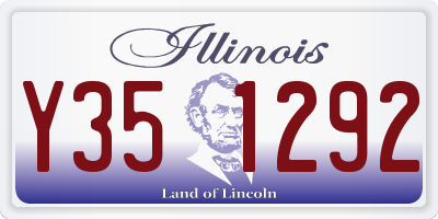 IL license plate Y351292