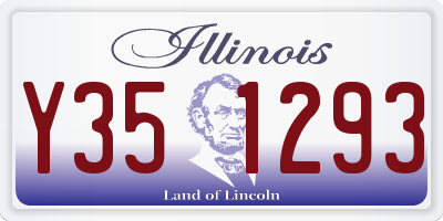 IL license plate Y351293