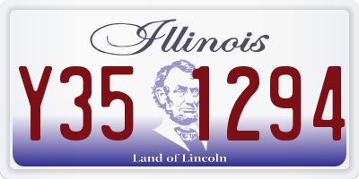 IL license plate Y351294