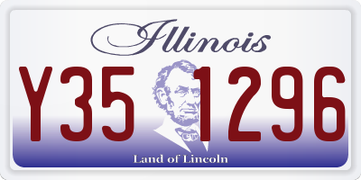 IL license plate Y351296