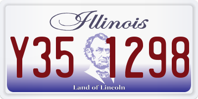 IL license plate Y351298
