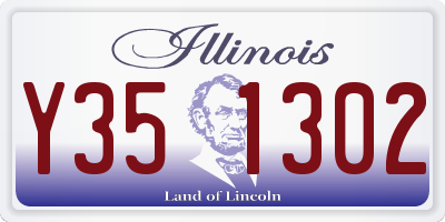 IL license plate Y351302