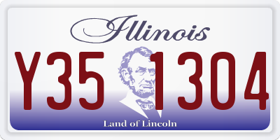 IL license plate Y351304