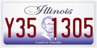IL license plate Y351305