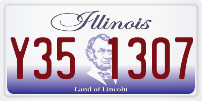 IL license plate Y351307
