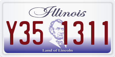 IL license plate Y351311