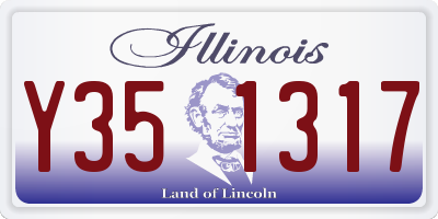 IL license plate Y351317