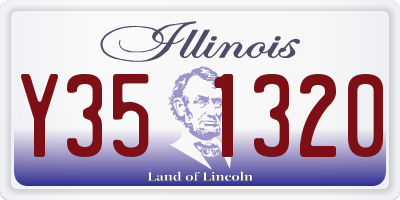 IL license plate Y351320