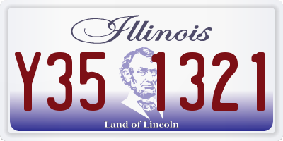 IL license plate Y351321