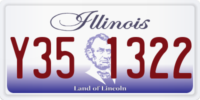 IL license plate Y351322