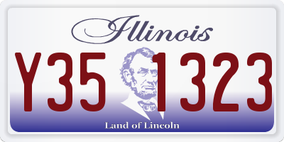 IL license plate Y351323