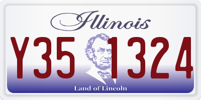 IL license plate Y351324