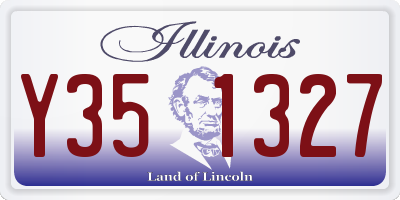 IL license plate Y351327