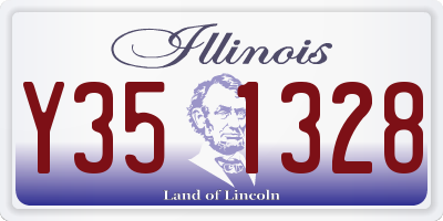 IL license plate Y351328