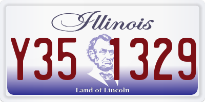 IL license plate Y351329