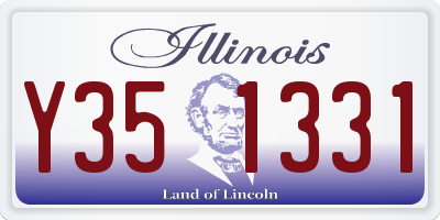IL license plate Y351331