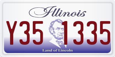 IL license plate Y351335