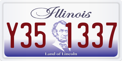 IL license plate Y351337