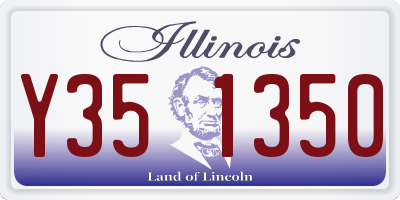 IL license plate Y351350