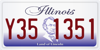 IL license plate Y351351