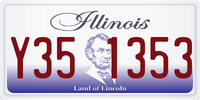 IL license plate Y351353