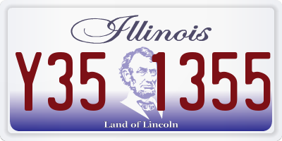 IL license plate Y351355