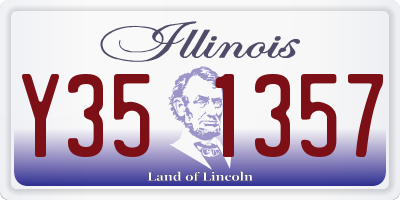IL license plate Y351357