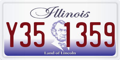 IL license plate Y351359