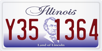 IL license plate Y351364