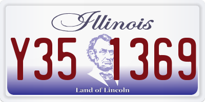 IL license plate Y351369