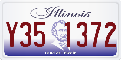 IL license plate Y351372