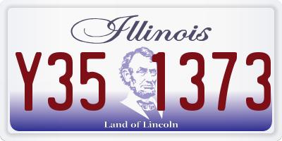IL license plate Y351373