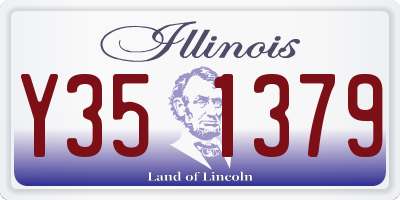 IL license plate Y351379