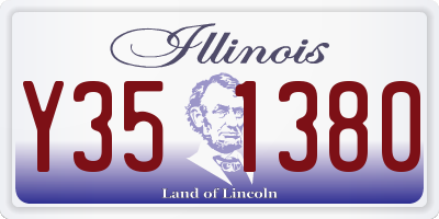IL license plate Y351380