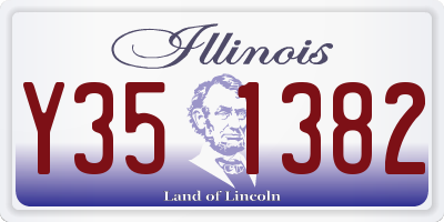 IL license plate Y351382