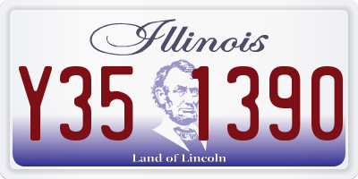IL license plate Y351390