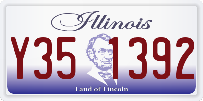 IL license plate Y351392