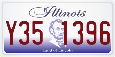 IL license plate Y351396