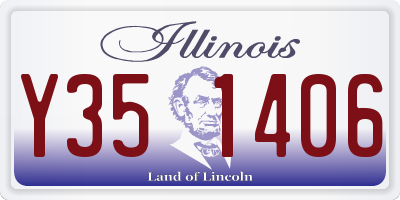 IL license plate Y351406