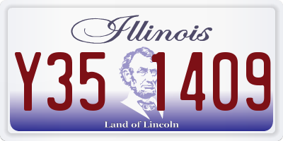 IL license plate Y351409