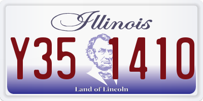 IL license plate Y351410