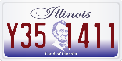 IL license plate Y351411