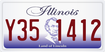 IL license plate Y351412