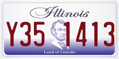 IL license plate Y351413