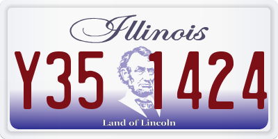 IL license plate Y351424