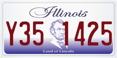 IL license plate Y351425